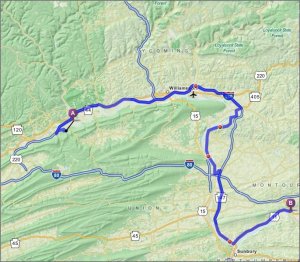 Down the Susquehanna and back up, then up Pine Creek